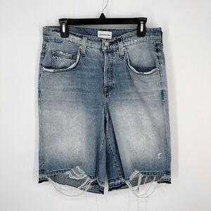 Cotton Citizen Women's NEW Christy Shorts Recycled Cotton Denim Sz 28 Swall Wash